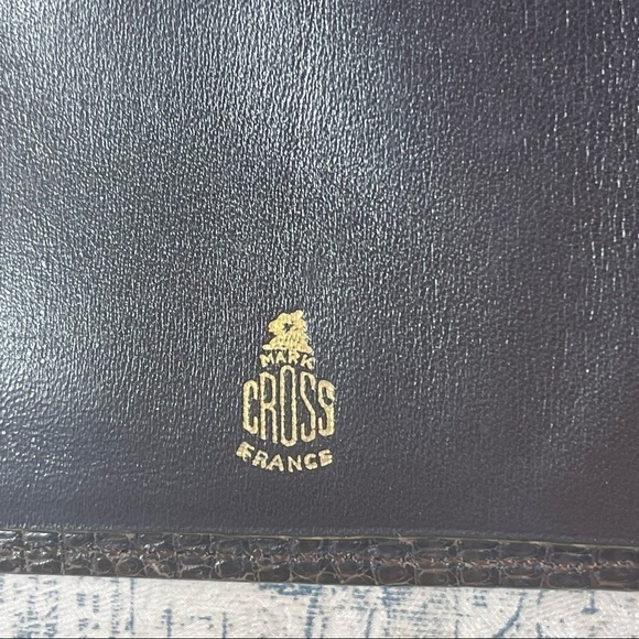 Mark Cross Paris Rare - Antique Lizard Leather Travel Wallet - Collectors item - Picture 11 of 15